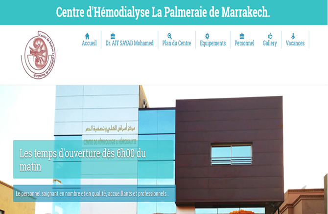 Création site web marrakech Spa et centre de beauté
